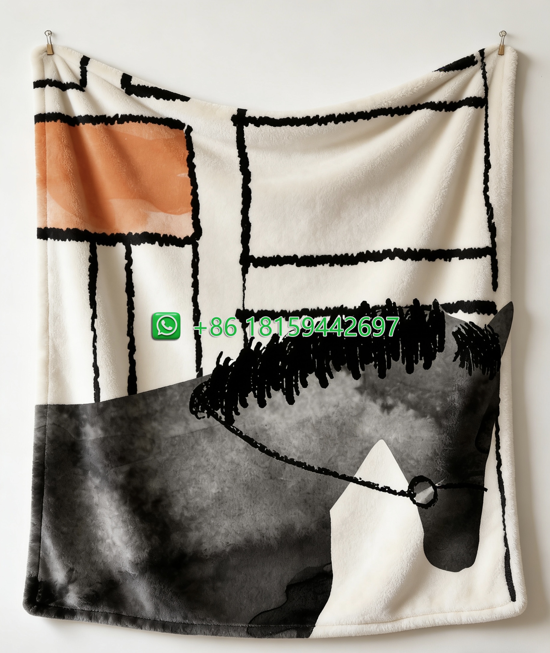 Hermes Throw Blankets